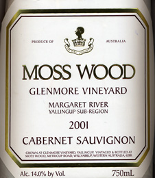 Label_MW_Glenmore_Vineyard_2001