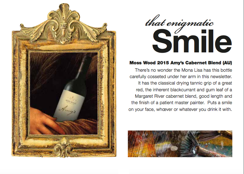 On the Vine Autumn 2017 Moss Wood 2015 Amy's On the Vine Autumn 2017 Moss Wood 2015 Amy's