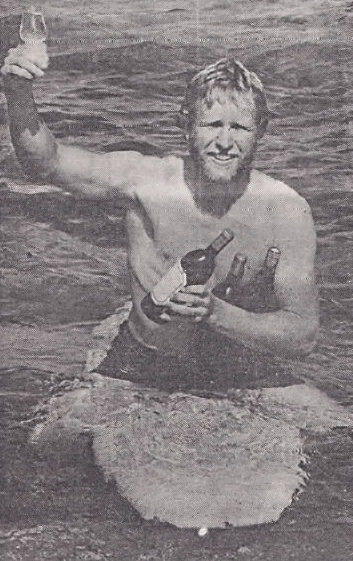 Keith surfer Keith Mugford in 1981