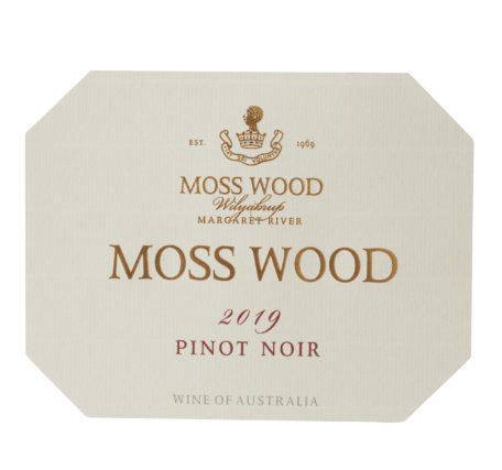 Moss Wood 2019 Pinot Noir Label