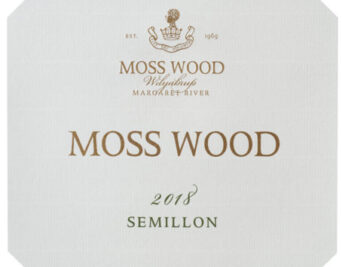 Label Moss Wood 2018 Semillon