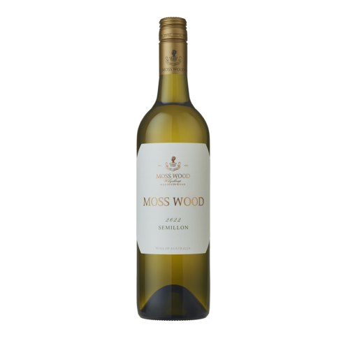 A bottle of Moss Wood 2022 Semillon