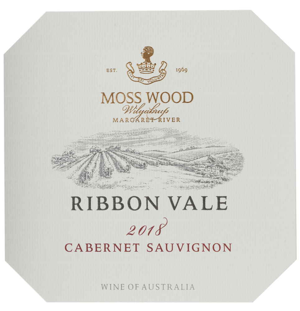 2018 Ribbon Vale Cabernet Sauvignon Label