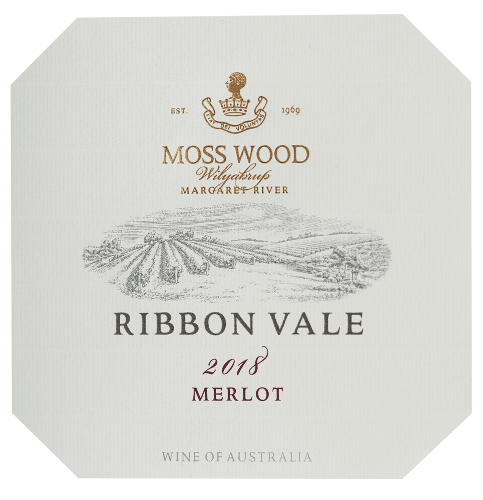 2018 Ribbon Vale Merlot Label