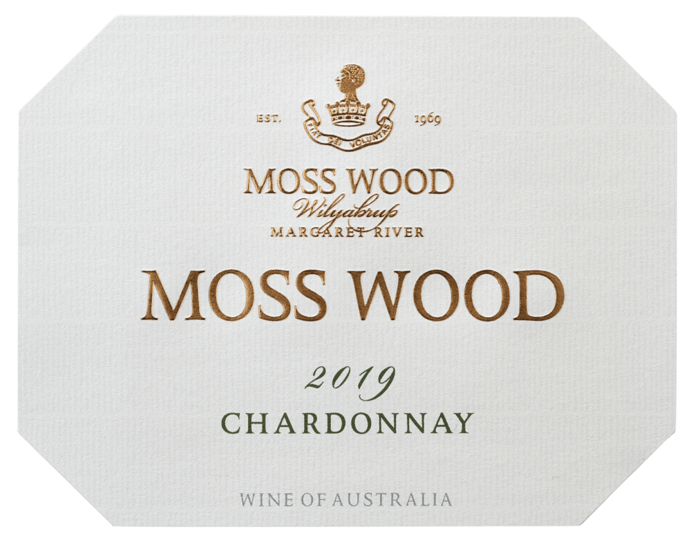 Moss Wood 2019 Chardonnay Label