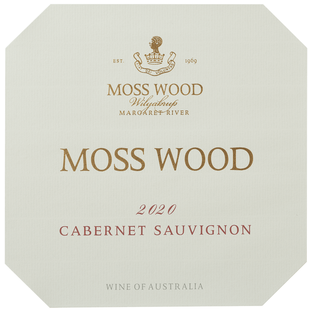 2020 Moss Wood Cabernet Sauvignon Label