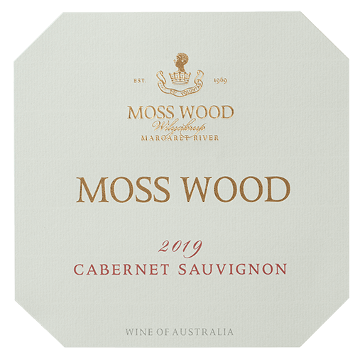 MOSS WOOD 2019 Cabernet Sauvignon Label