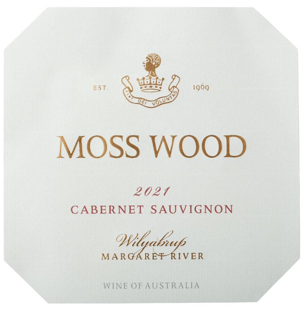 Moss Wood 2021 Cabernet Sauvignon label