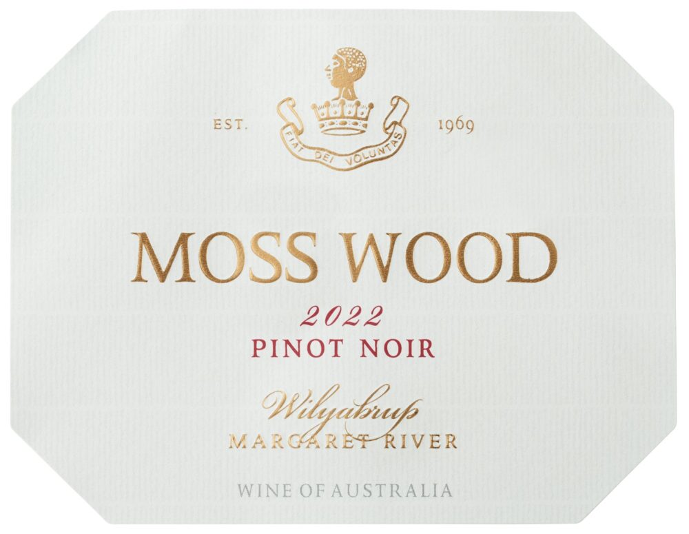 03_20231113_Pinot Noir 2022_Label Moss Wood Pinot Noir 2022 label