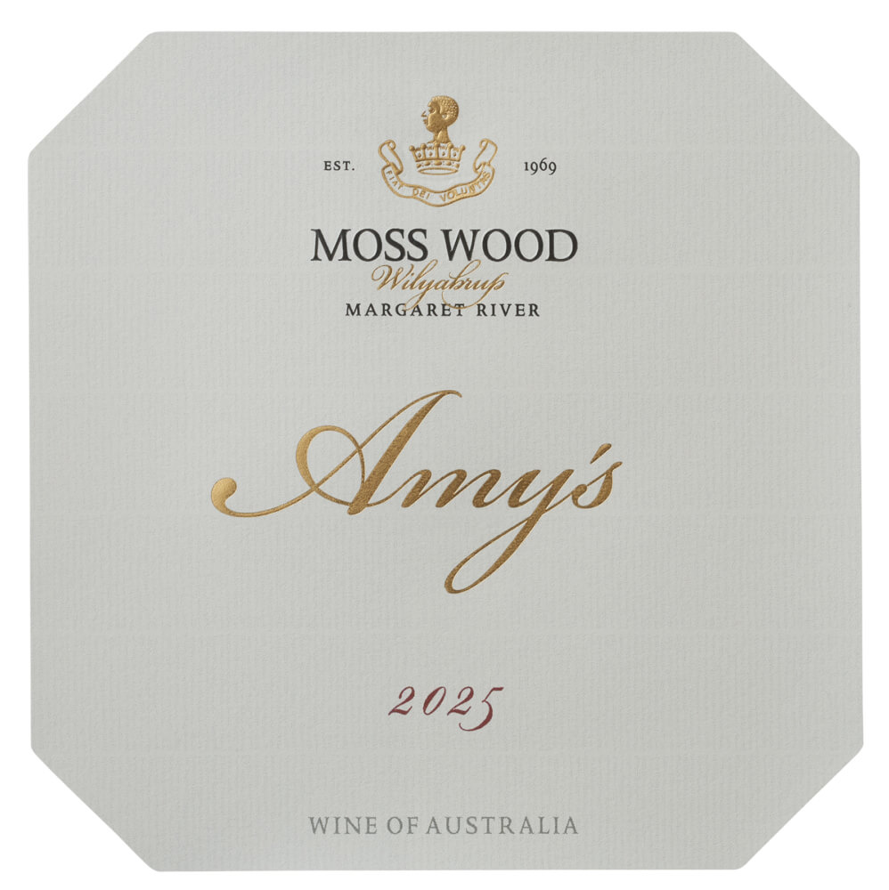Moss Wood Amy's 2025 label